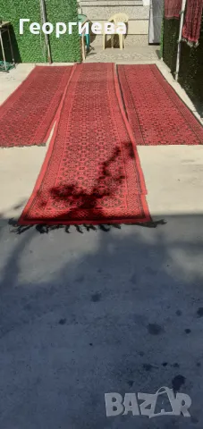 Комплект ръчно тъкани вълнени пътеки 6 броя, снимка 9 - Други - 47634416