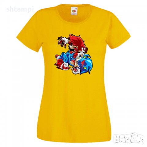 Дамска тениска Mario Zombie VS Sonic Zombie Игра,Изненада,Подарък,Празник,Повод, снимка 12 - Тениски - 37238635