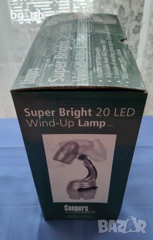 Голям акумулаторен фенер с динамо, снимка 2 - Къмпинг осветление - 36379486