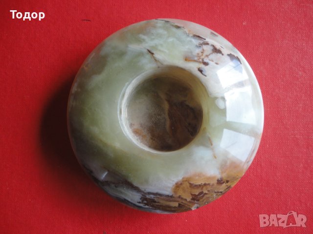 Свещник от оникс 2, снимка 2 - Декорация за дома - 42984655