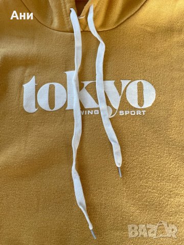 Дебел ватиран жълт суичър, снимка 4 - Суичъри - 38243588