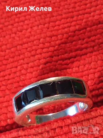 ИЗЯЩЕН СТИЛЕН СКЪПОЦЕНЕН МАРКАЗИТЕН СРЕБЪРЕН ПРЪСТЕН СРЕБРО 925 ПРОБА 40790, снимка 15 - Пръстени - 46232252