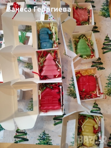 Коледни медени сапуни 