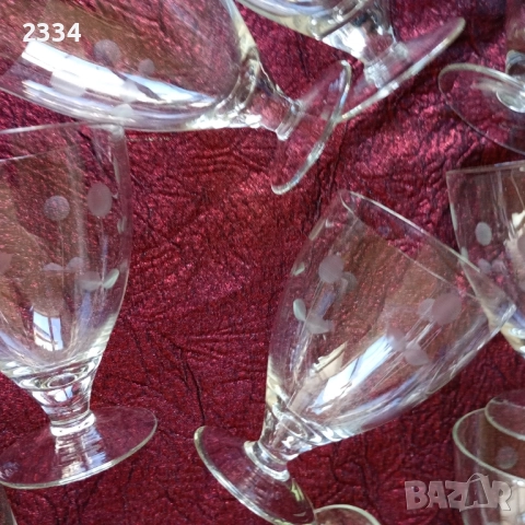 Тънкостенни чашки стъкло, снимка 2 - Чаши - 51729776