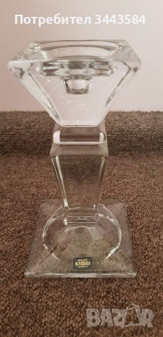 Свещник кристален , снимка 4 - Декорация за дома - 37690912