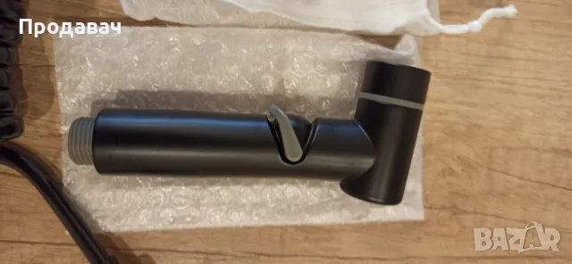 Хигиенен душ за биде/тоалетна - ХРОМ и ЧЕРНО, снимка 11 - Душове - 46593628