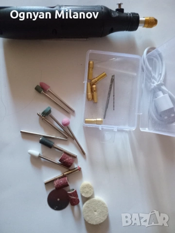 Мини електрическа бормашина USB , снимка 3 - Бормашини - 53475923