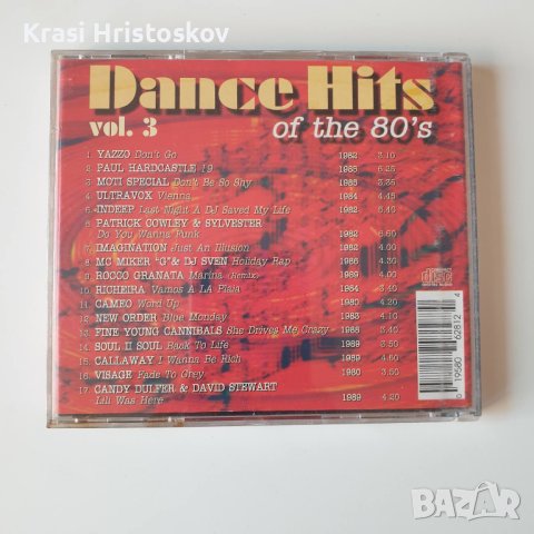 Dance Hits Of The 80's Vol. 3 cd, снимка 3 - CD дискове - 43901227