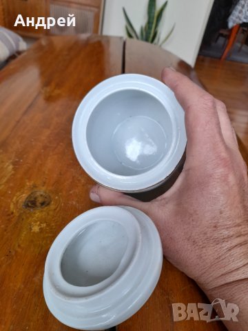 Стара порцеланова захарница #5, снимка 4 - Други ценни предмети - 32536555