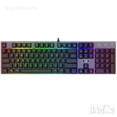 Клавиатура Геймърска USB Redragon Devarajas K556 Мултимедийна с RGB Подсветка