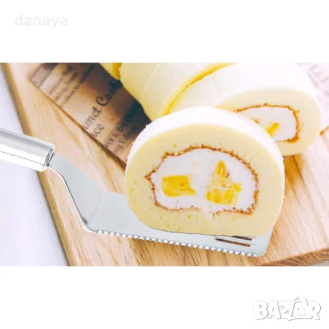 5727 Кухненска лопатка с нож за торта 2 в 1, снимка 6 - Аксесоари за кухня - 49126277