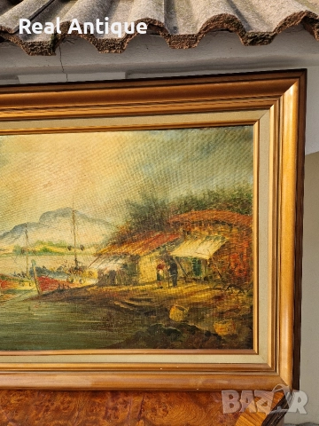 Уникална огромна майсторска авторска картина масло върху платно , снимка 5 - Картини - 52648764