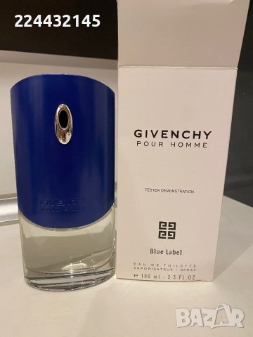 givenchy blue label edt Tester 100ml , снимка 1 - Мъжки парфюми - 43842679