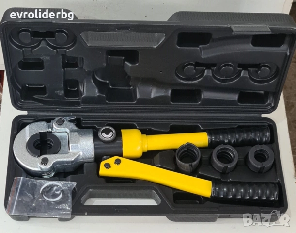 ПРОМО ЦЕНА!!!ХИДРАВЛИЧНИ КЛЕЩИ ЗА КРИМПВАНЕ/ПРЕСОВАНЕ НА ТРЪБИ 16-32мм.