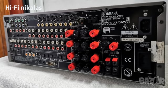 7.1 домашно кино стерео усилвател ресийвър YAMAHA RX-V1700, снимка 10 - Ресийвъри, усилватели, смесителни пултове - 43142100