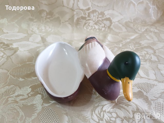 Порцеланова патица /съд за ядки/ , снимка 4 - Сервизи - 44115637