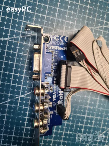 Нова оригинална планка ASROCK VGA-HDTV RGB PC 80-CXG, снимка 2 - Кабели и адаптери - 48920012