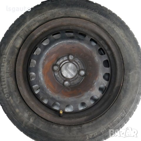 Стоманени джанти 4x100 с гуми R14 Opel Corsa D 2006-2014 ID: 118980, снимка 2 - Части - 43835100