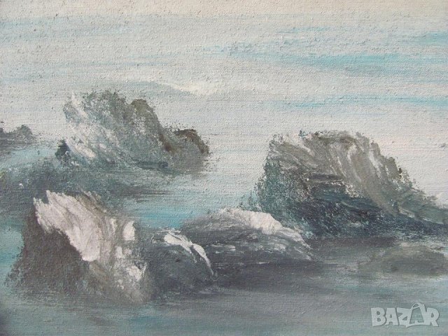 Много Стара Оригинална Картина проф. Наум Долински Подписана, снимка 5 - Картини - 43224028