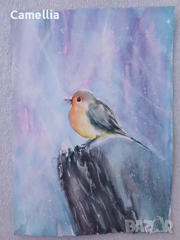 Картина: "Птиче" акварел 