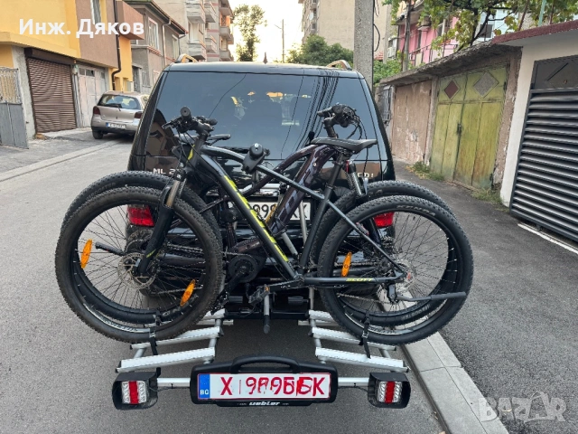 Вело багажник за три колела Uebler багажник за теглич, снимка 3 - Велосипеди - 53518328