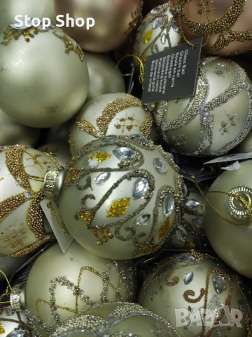 Стъклени коледни топки , снимка 5 - Декорация за дома - 42992345