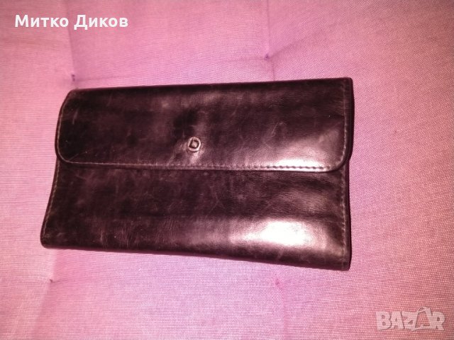 Портфейл Д -165х100 мм-естествена кожа