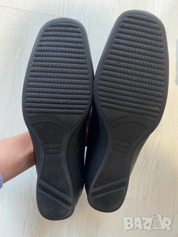 Италиански черни дамски обувки Frau естествена кожа номер 37, снимка 8 - Дамски ежедневни обувки - 31709203