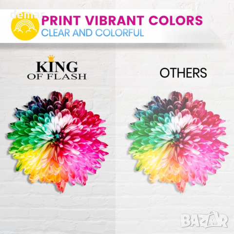 Касети с мастило KING OF FLASH 604XL за Epson 604 XL, 6 броя, снимка 3 - Консумативи за принтери - 44895219