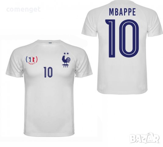 DRI-FIT! Детски и Мъжки тениски FRANCE / ФРАНЦИЯ MBAPPE С ИМЕ И НОМЕР ПО ИЗБОР!, снимка 2 - Тениски - 36988223