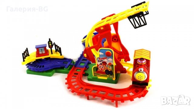 Електрическо влакче с релси - 1 брой!, снимка 2 - Влакчета, самолети, хеликоптери - 32804355