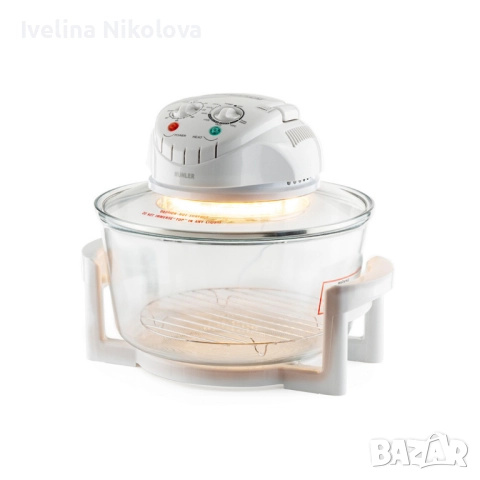 Комбинирана 2в1 халогенна фурна и еър фрайър MFC-1200,1400W,12 л., снимка 3 - Фритюрници - 51776488