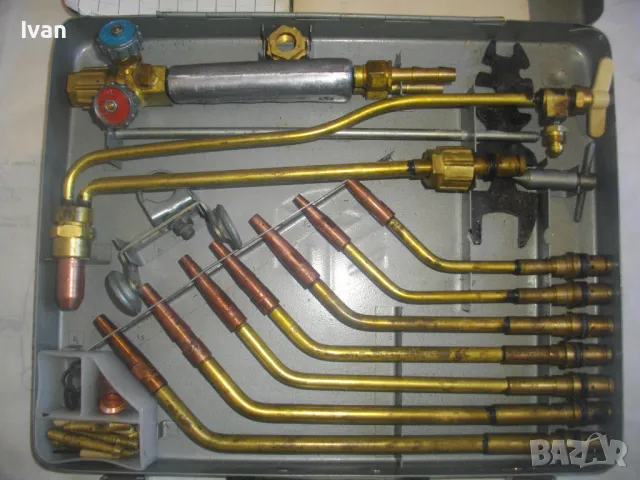 НОВ КРАКРА Перник Пълен Голям КОМПЛЕКТ ГАЗО-ПЛАМЪЧНО РЯЗАНЕ ЗАВАРЯВАНЕ РЕЗАЧ РЕЗАК ГОРЕЛКИ Български, снимка 2 - Други инструменти - 47688364