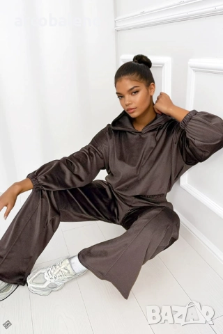 Дамски велурен комплект от две части Cloud, 3цвята , снимка 6 - Комплекти - 52698904