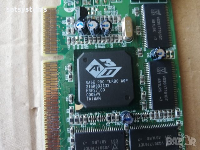 Видео карта ATI 3D Rage Pro Turbo 8MB AGP, снимка 6 - Видеокарти - 33646108