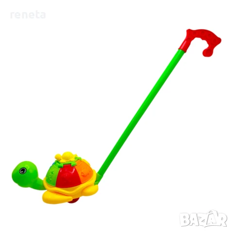 Играчка Костенурка, За бутане, Пластмасова, Многоцветно