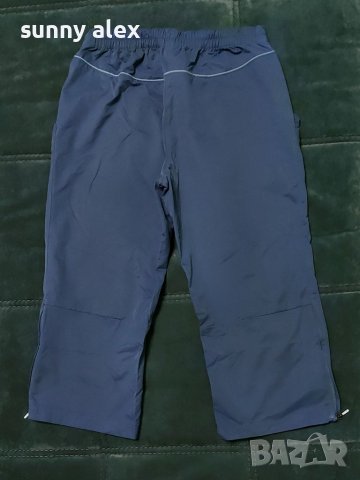 Adidas 3/4 долнище UK 12, F 40, D 38 синьо-сиво, снимка 3 - Спортни екипи - 38459628