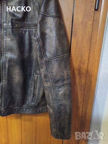 КОЖЕНО Якe Размер 4XL 100% Оригинално Внос от Англия, снимка 10 - Якета - 52001684