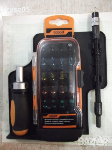 Отвертка тресчотка "GADGET" 26 части нова, снимка 2 - Отвертки - 38098497