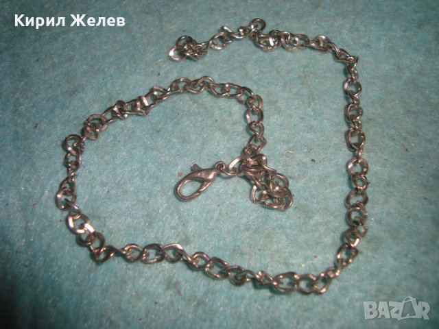 СРЕБРИСТА ЗДРАВА ВЕРИЖКА КОЛИЕ ЛАНЕЦ 20756