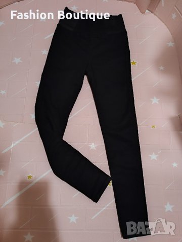 Дамски черен панталон тип клин, снимка 6 - Клинове - 43330449