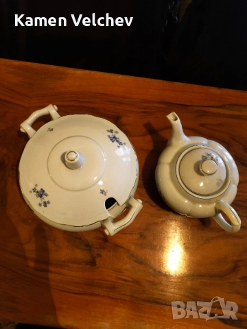 Стари Български порцеланови супник и чайник..., снимка 7 - Антикварни и старинни предмети - 52340809