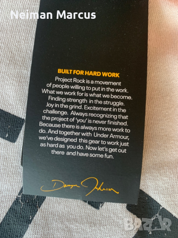 Under Armour • Project Rock • Training , снимка 6 - Спортни дрехи, екипи - 44845522