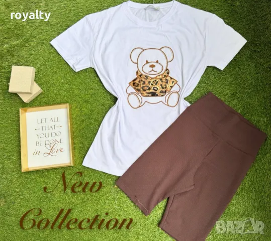 Памучни дамски комплекти , снимка 3 - Спортни екипи - 49756087