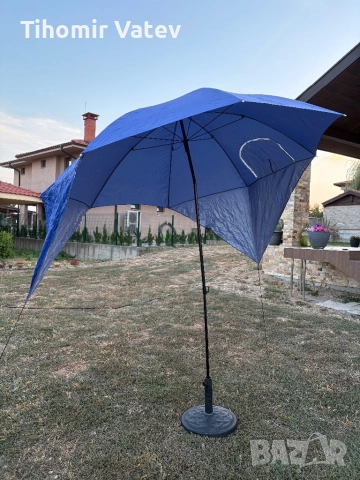 Плажен чадър с UV защита, снимка 5 - Къмпинг мебели - 51744326