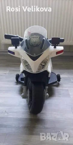 Детски Aкомулаторен Полицейски мотор, снимка 2 - Детски велосипеди, триколки и коли - 49595056