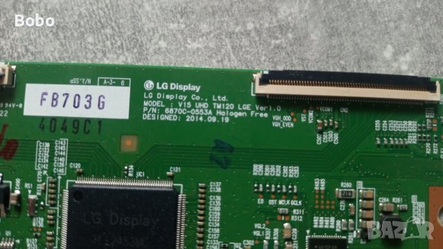 T-CON v15 uhd tm120 ver1.0, снимка 2 - Части и Платки - 38356310