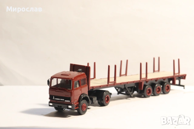 HERPA H0 1/87 IVECO MAGIRUS КАМИОН ДЪРВАРКА МОДЕЛ КОЛИЧКА, снимка 2 - Колекции - 53606979