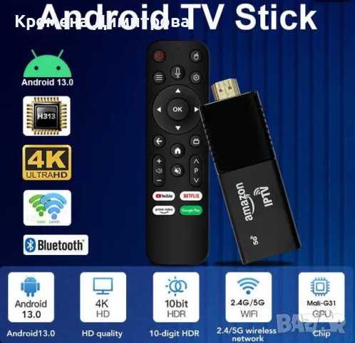 Fire TV Stick 4K, снимка 1 - Приемници и антени - 49140254