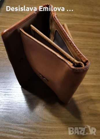 Ръчно изработено портмоне от 100 %телешка кожа , снимка 3 - Портфейли, портмонета - 38882416